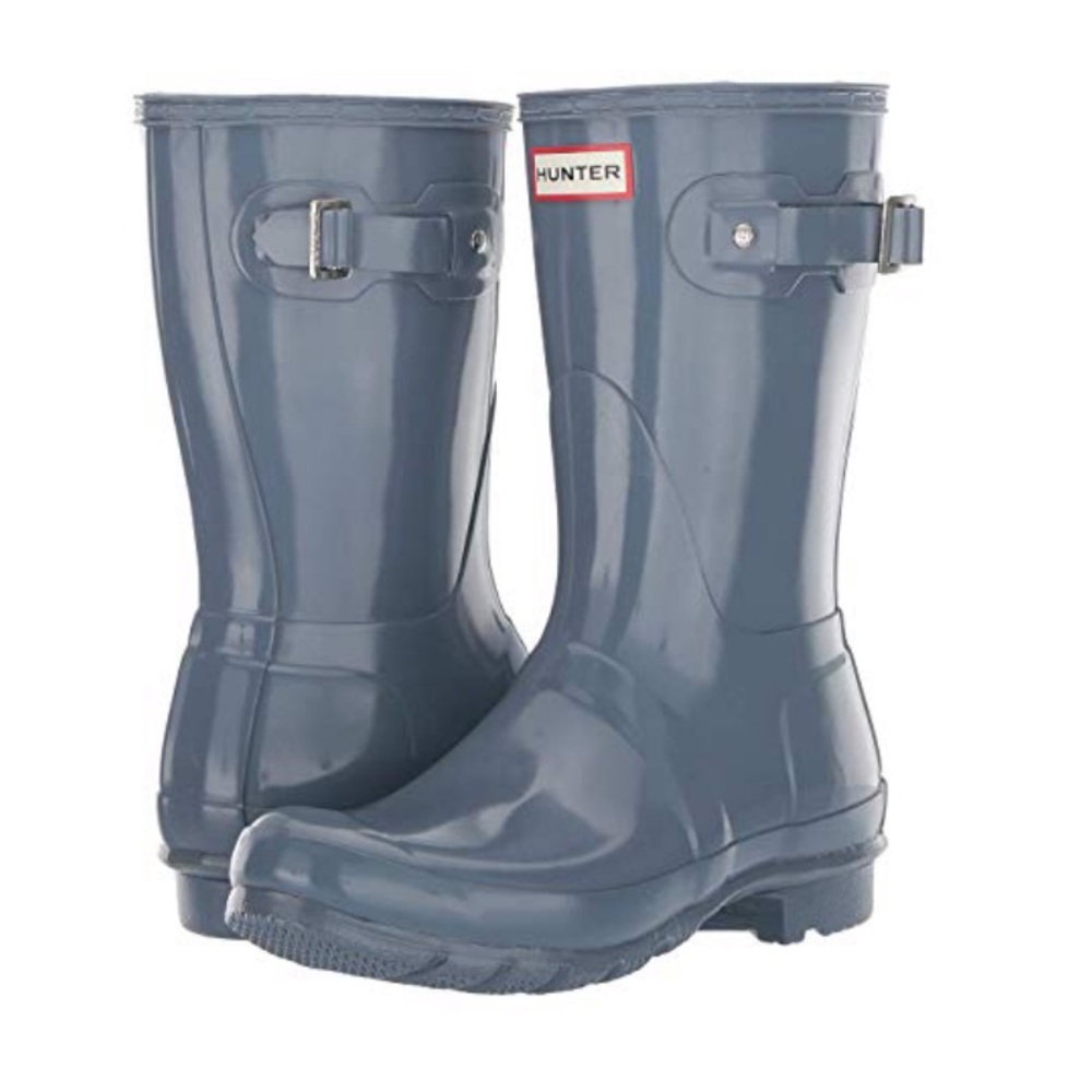 Hunter Original Short Rain Boot Gull Grey